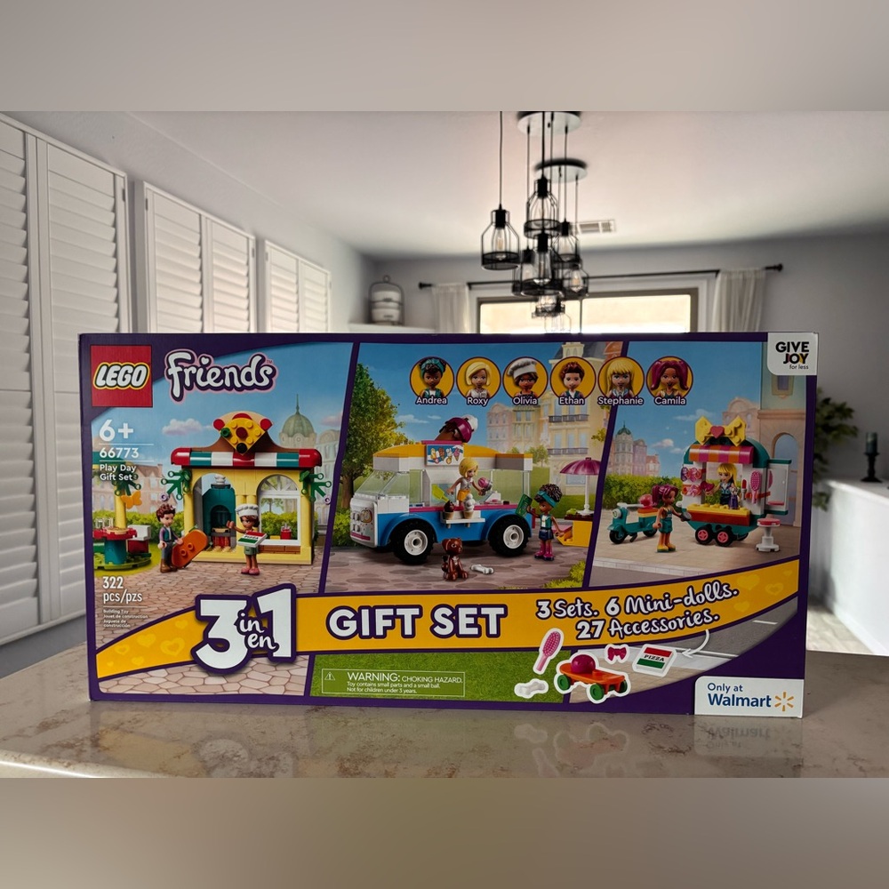 NEW LEGO Friends Play Day Gift Set 66773, 3 in 1 Building Toy Set